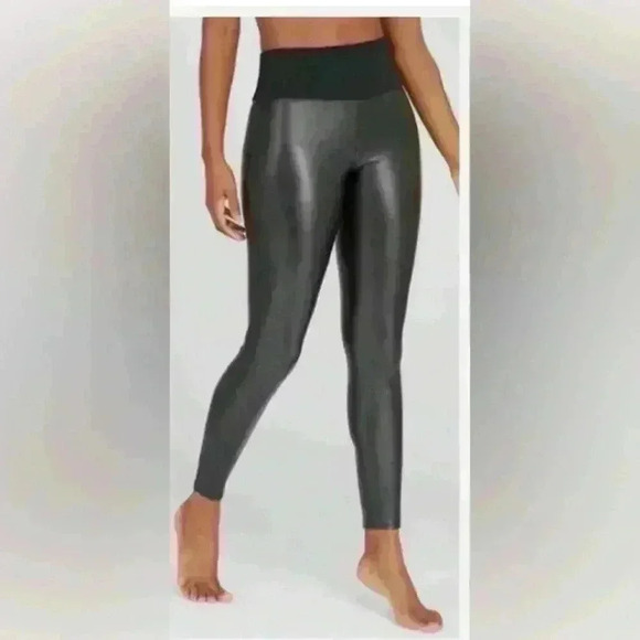 ASSETS by SPANX Women's All Over Faux
Leather Leggings Black - Picture 2 of 8